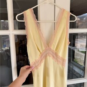 Princess Polly Yellow Backless Dress